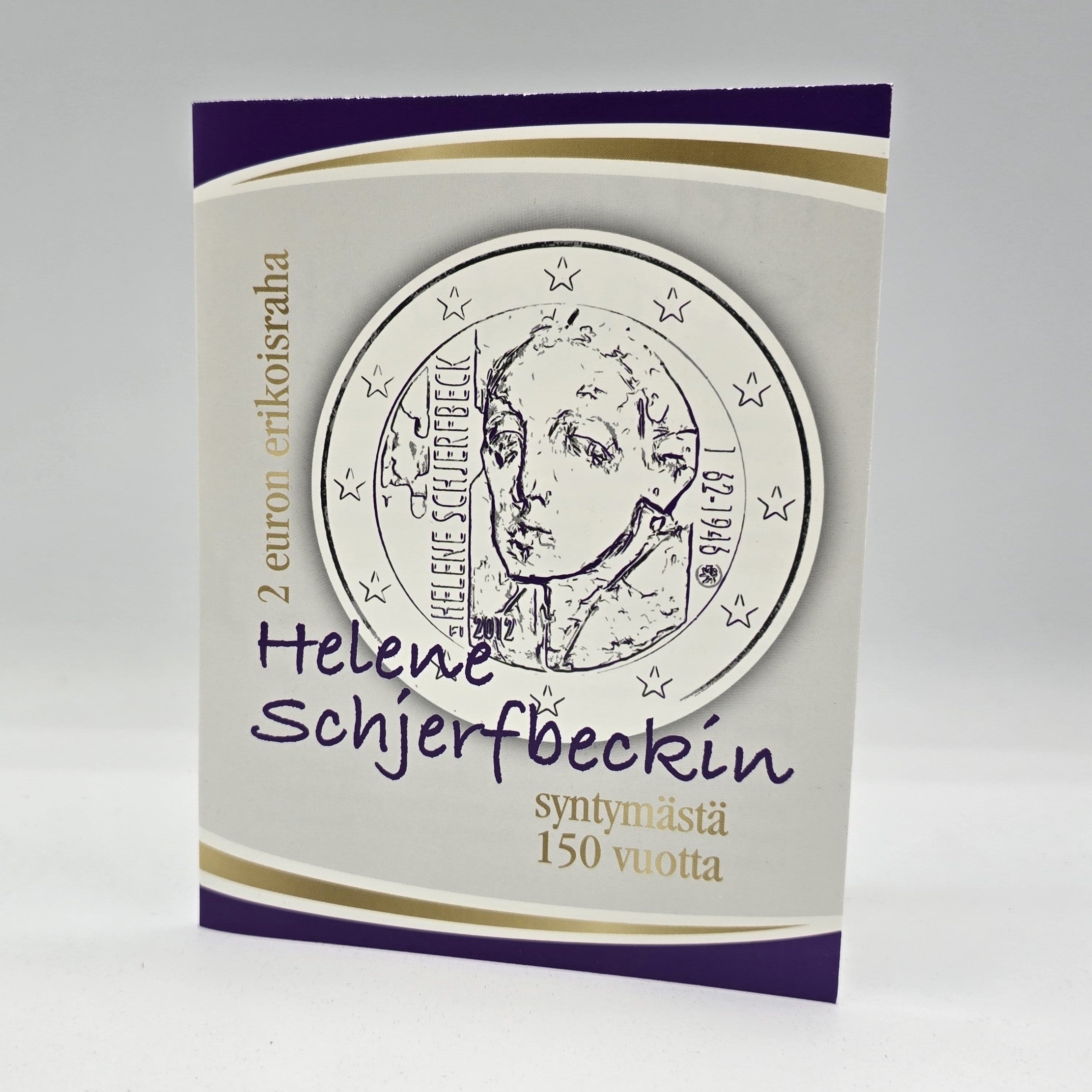 2012 "Helene Schjerfbeck" - 2€ Finlândia Proof (em CC)